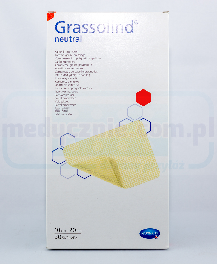 Grassolind 10*20cm Brandwunde Verband 1pc